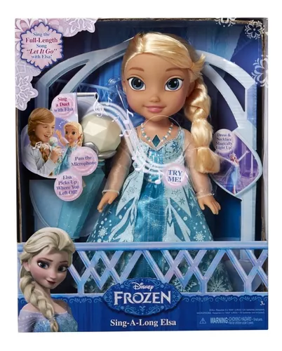 Disney Frozen Boneca Pequena Elsa 15 cm. com Pente Jakks 21182 -  Juguetilandia