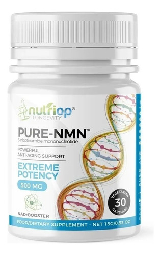 Pure Nmn Nicotinamida Mononucleótido 500 Mg