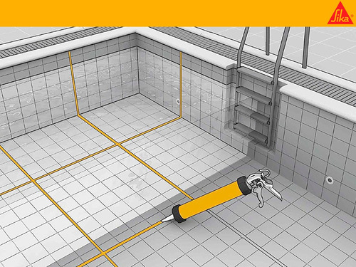 Silicone Para Piscina- Sika Sikasil 401 - 280ml