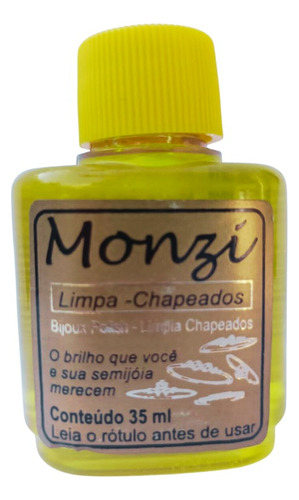 Monzi 35ml Limpa Folheados Banhados E Chapeados Promoção