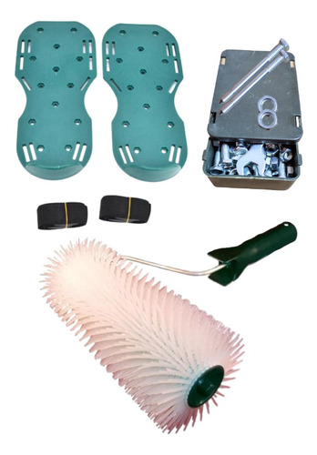 Kit Rodillo 22 Cm + Zapato De Puas Para Autonivelantes