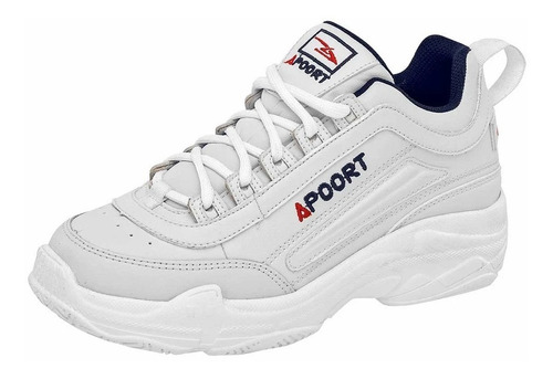 Tenis Deportivo Unisex Apoort D-31 Blanco A 25-29 601 S1