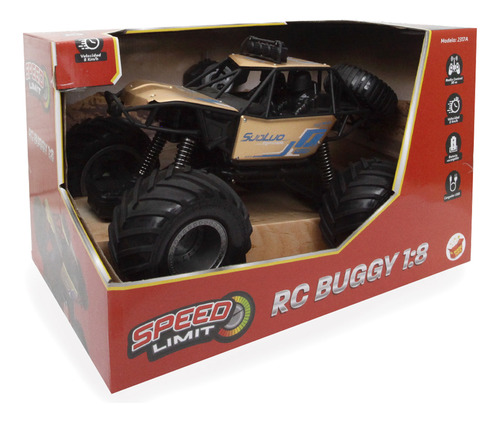 Vehículo Radiocontrol Buggy Speed Limit 1:8 Dorado