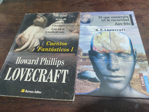 Lote X 2 Libros De Relatos  H. P. Lovecraft. Terror. Olivos.