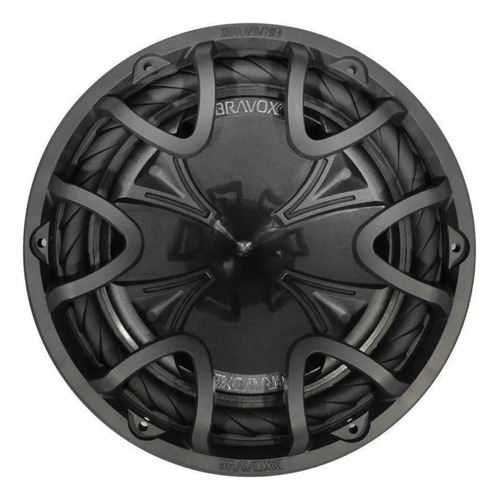 Alto Falante Bravox Sub Bk12 Boca 12 Woofer 2+2 Mono Grave