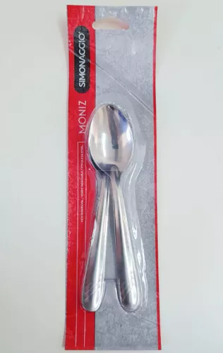 Set De 6 Cucharitas Simonaggio De Postre En Acero Inoxidable