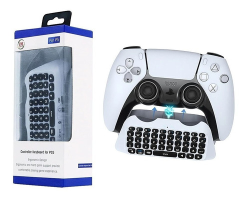 Teclado Sem Fio Para Controle Dualsense Ps5 Bluetooth