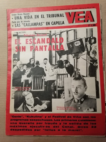 Revista Vea Nº 1871 22 Mayo 1975