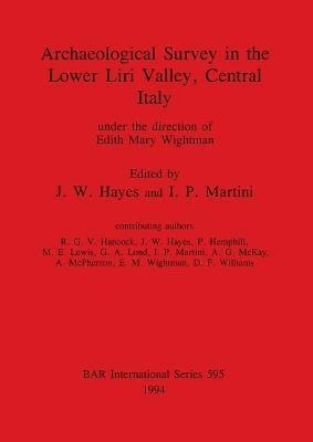 Libro Archaeological Survey In The Lower Liri Valley Cent...