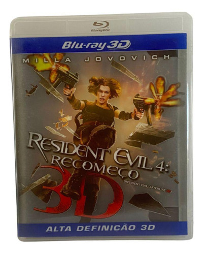 Blu-ray Resident Evil 4 O Recomeço 3d - Sony Pictures