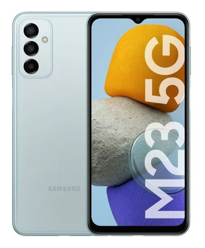 Imagen 1 de 5 de Celular Samsung Galaxy M23 5g 128gb 4gb Dual Sim Light Blue