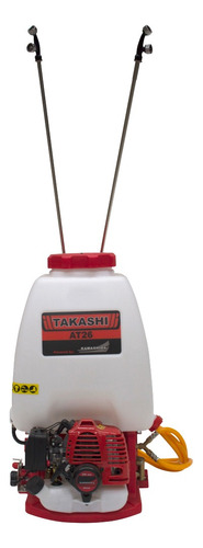  Takashi  Agricola  AT26 Fumigadora Aspersora 26 Cc Motor 2 Tiempos  Color Blanco/naranja