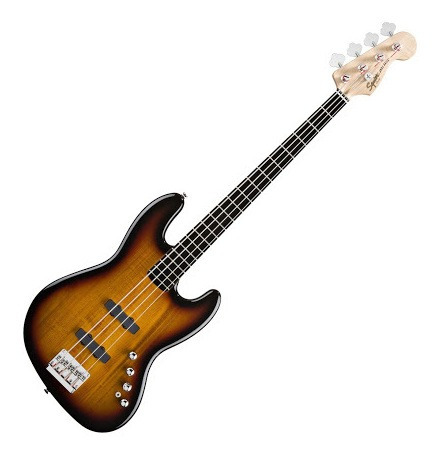 Bajo Squier Deluxe Jazz Bass Iv Activo 4 Cuerdas Sunburst