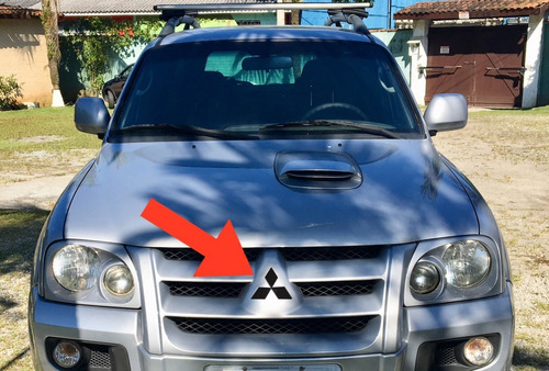 Adesivo Preto Kit Frente / Traseira / Pajero Sport 2011