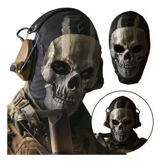 Mascara Ghost Call Of Duty 3d Tactico Airsoft Pasamontaña