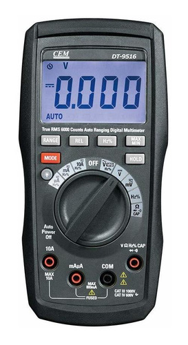 Cem Dt-9516 6000 Cuenta Auto Range Profesional True Rms Digi