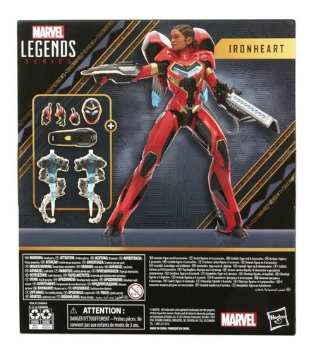 Figura Ironheart / Wakanda Forever / Deluxe Marvel Legends