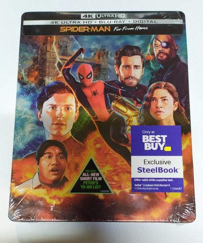 Blu Ray 4k Ultra Hd Spider Man Far From Home Steelbook Dc 