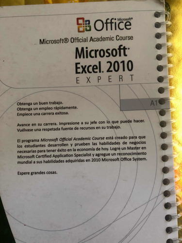 Microsoft Official Academic Course. Excel 2010 Expert (Usado)