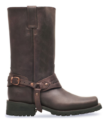 Bota Moda Vez84569 Vacuno Amplia Cadena Tejida