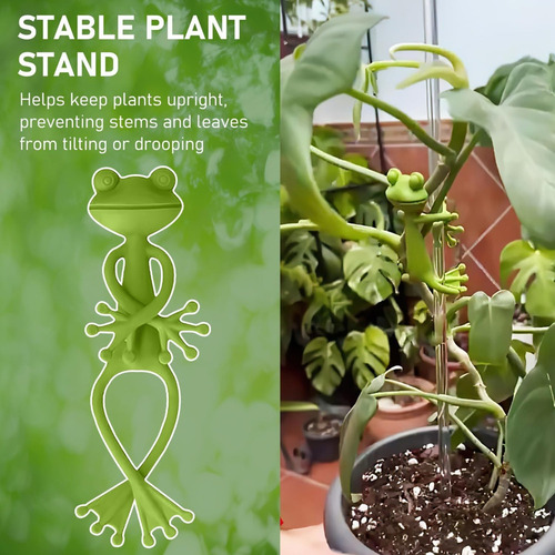 Soportes Plantas Con Forma Rana De Verde,decoración De Jardí