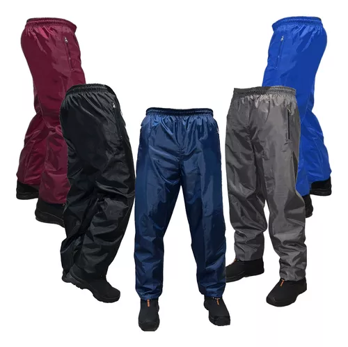 Gimnasio Analgésico Devastar Pantalon Termico Impermeable Con Polar Nieve Negro Jeans710