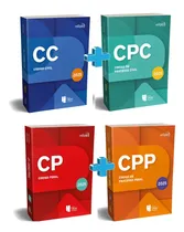 Comprar Kit Legislação Atualizada Livros Código Civil + Código De Processo Civil + Código Penal + Código De Processo Penal - Atualizados Do Ano Vigente