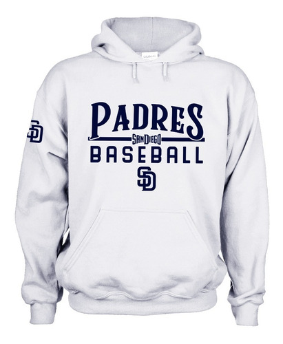 Sudadera Capucha Padres De San Diego Mlb Mod. K Beisbol Msi