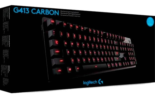 Teclado Gamer Logitech G413 Lightsync Red Mecánico Fps