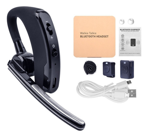 Walkie Talkie Headset Ptt Auricular Inalámbrico Bluetooth 4.