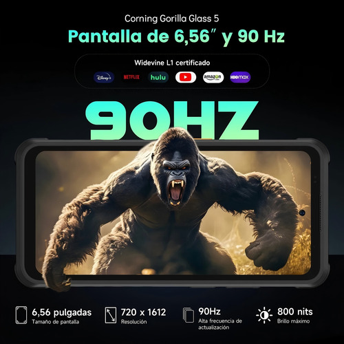 Celular Ulefone Armor X31 Dual Sim Teléfono Resistente Android 14 6.56 6+6gb Ram 128gb Rom Cámara Nocturna Nfc Ir Blaster Smartphone Versión Global