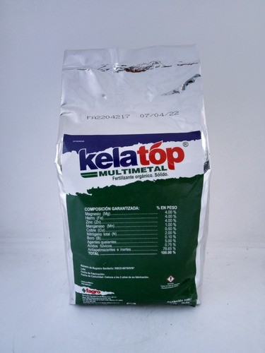 Kelatop Multimetal 1kg Fertilizante Quelatos Uso Agricola