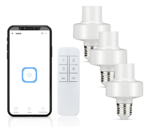 . Convertidor De Base De Luz E27 Enchufe De Bombilla Wifi