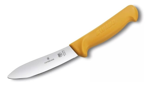 Cuchillo Victorinox Swibo P/cordero 13cm De Acero Inox 23561 Color Naranja