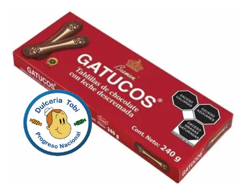 Chocolate Lenguas De Gato Con 40 Pzas 