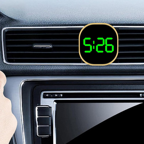 Reloj Adhesivo Para Salpicadero De Coche Reloj Digital Para