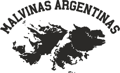 Calco Islas Malvinas Argentinas Plotter Vinilo Sticker