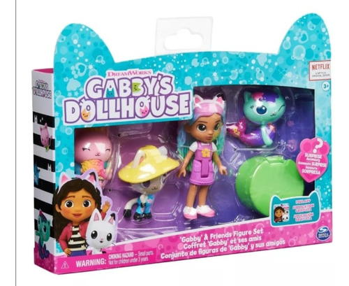 Gabby Dollhouse Casa De Muñecas De Gabby Set 4 Figuras