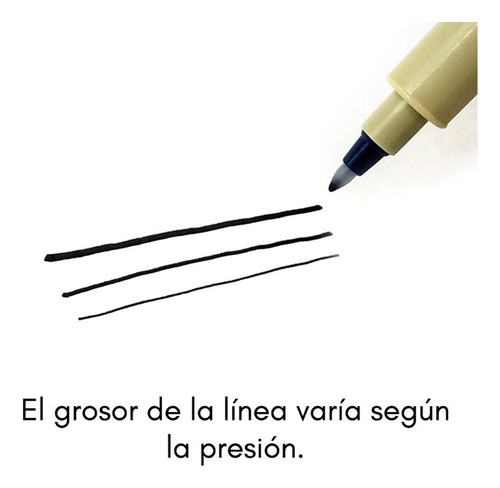 Set De Tiralínea Pigma Plastic Nib Sakura 8ud