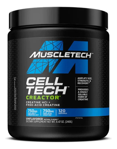 Creactor 120serv Muscletech + Envio Gratis + Regalo