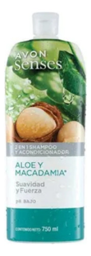  Shampoo Y Acondicionador 2 En 1 Avon Senses Aloe Y Macadamia