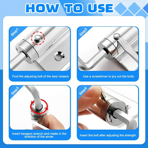 Bisagra De Cierre Automático Para Puerta V Home Tools Lightw