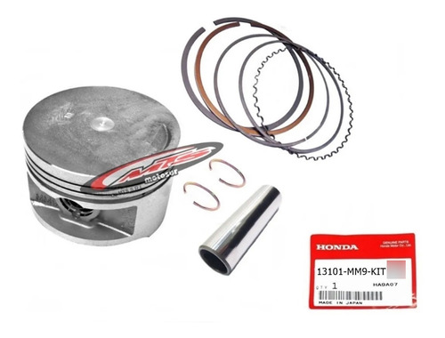 Kit Piston Aros Perno Orginal Honda Transalp Shadow Moto Sur