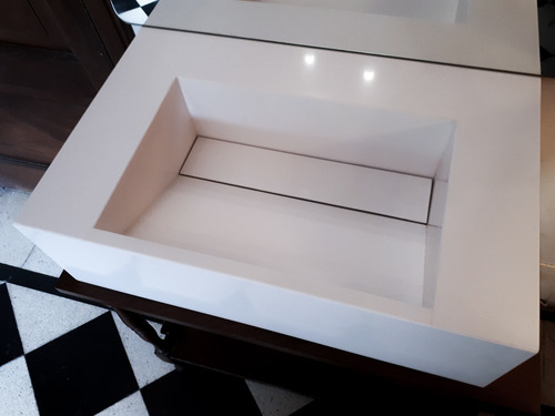 Imagen 1 de 9 de Bacha Silestone White Storm, Baño, Nova - Forma Y Diseño