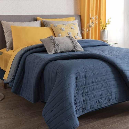 Juego De Edredon King Con Fundas Decorativas De Almohadas