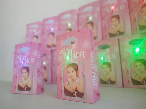 Bolsita Golosinera Personalizada Con Luces! Luminosa X 15 U.