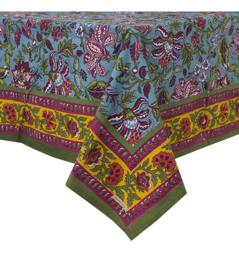 Mantel Rectangular Hindu Estampado | 1.4x3.0mts