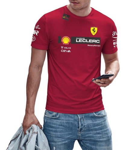 Polera-f1-charles Leclerc-ferrari-2023 #1