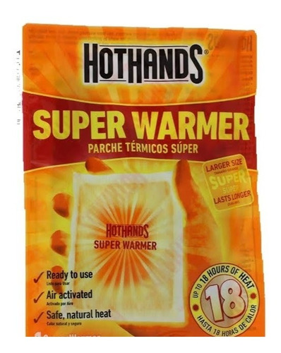 Calentador - Parche Térmico - 18hs De Calor - Hothands