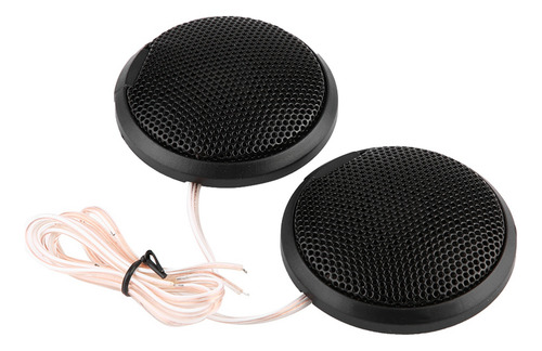 Altavoz Para Automóvil Negro De 80 W, Redondo, Autoadhesivo